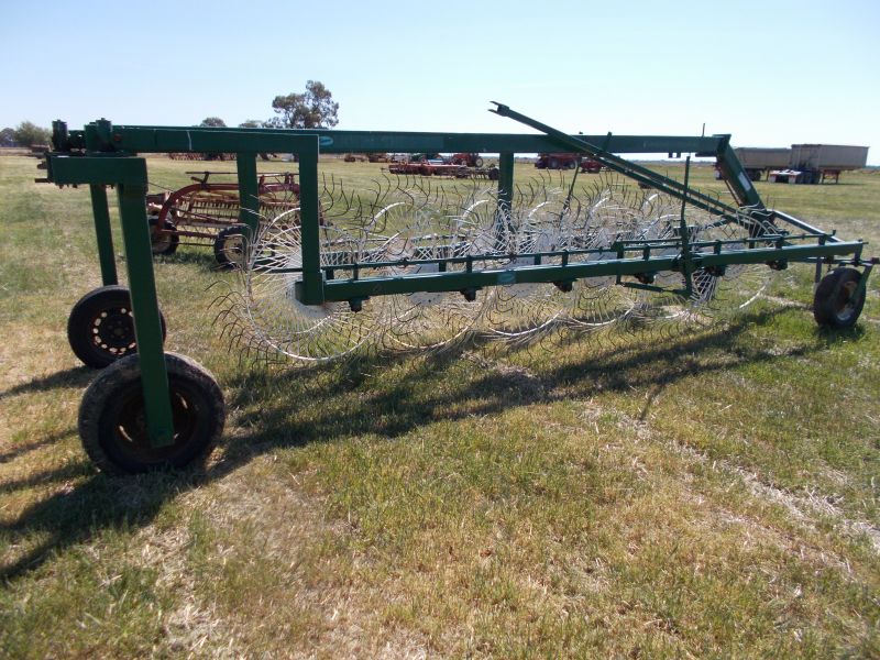 Hay Rake Shearer 12 Wheel Combination Machinery & Equipment